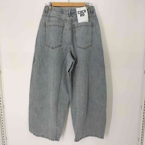 ISHIKAWA-LABO COCORO ワイドバギーデニムパンツ メンズ JPN:M