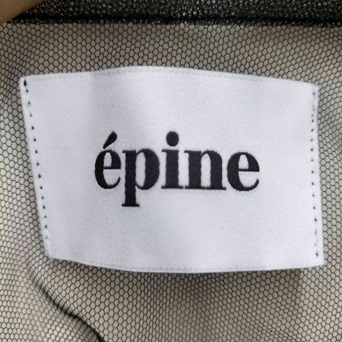 エピヌ epine クロップド シアー ブラウス レディース JPN:2
