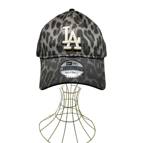 ニューエラ NEW ERA 9TWENTY MLB ベースボールチーム ロゴ 刺繍 Leopard レオパード キャップ レディース MEDIUM/LARGE
