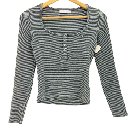 マウジー moussy 25ss LIMITED HENRY NECK BORDER TOP レディース FREE