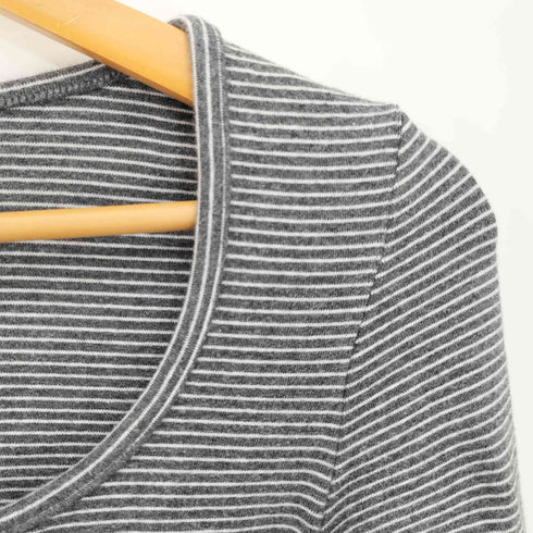 マウジー moussy 25ss LIMITED HENRY NECK BORDER TOP レディース FREE