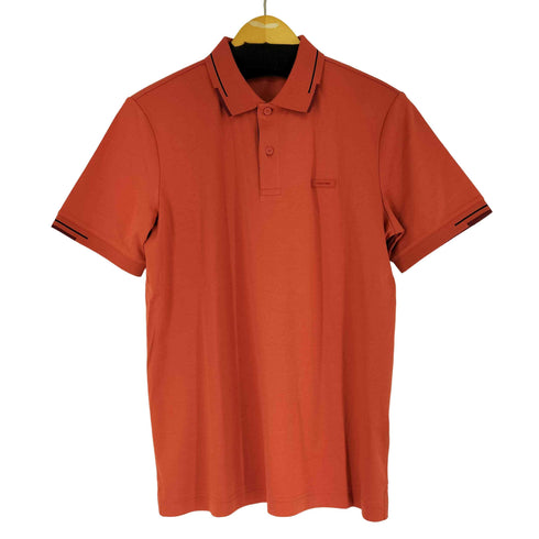 カルバンクライン CALVIN KLEIN ロゴパッチ ポロシャツ メンズ import:M