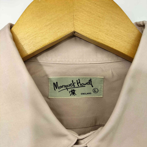 マーガレットハウエル MARGARET HOWELL 90S 旧タグ 比翼 L/S コットンシャツ メンズ JPN:L