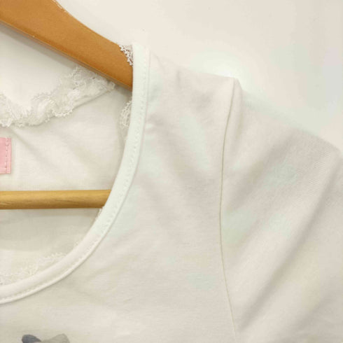 MORE self LOVE ANGEL HELLO KITTY HEART TEE レディース FREE