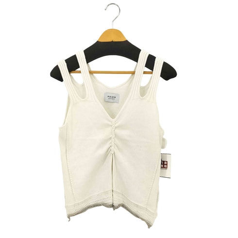 PEIEN KNIT TANK TOPS レディース