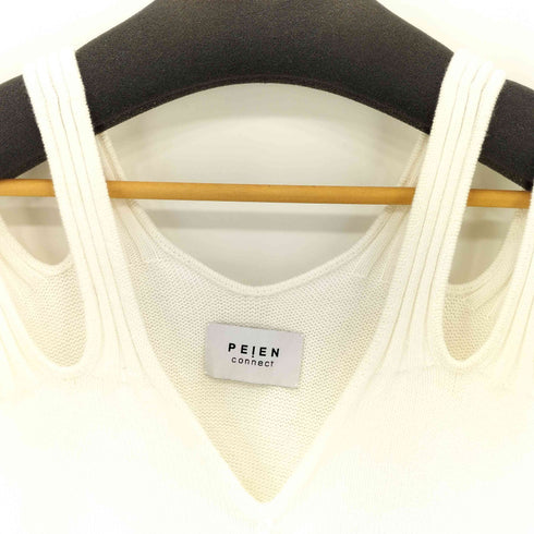 PEIEN KNIT TANK TOPS レディース