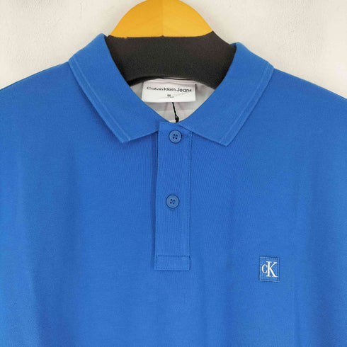 カルバンクライン CALVIN KLEIN ロゴパッチ ポロシャツ メンズ import:M