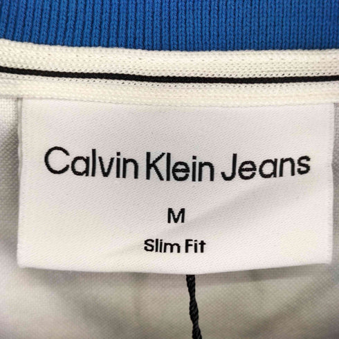 カルバンクライン CALVIN KLEIN ロゴパッチ ポロシャツ メンズ import:M