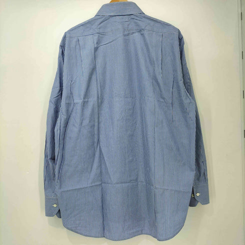 トーマスメイソン thomas mason イタリア製 ストライプ L/S ドレスシャツ メンズ import:XL
