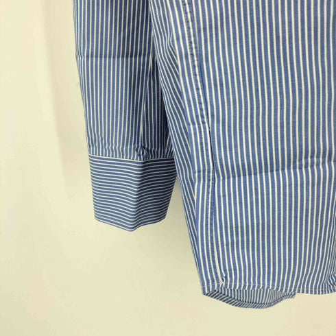 トーマスメイソン thomas mason イタリア製 ストライプ L/S ドレスシャツ メンズ import:XL