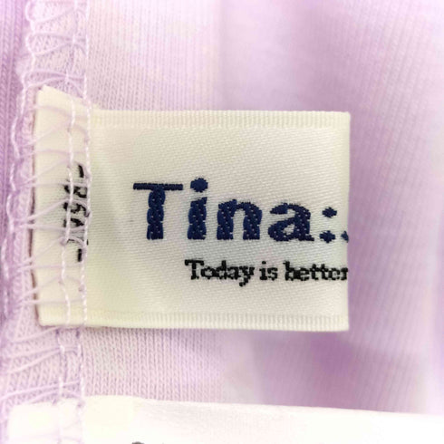 ティーナジョジュン TINA:JOJUN 26ss クロス刺繍 バイカラー タンクトップ レディース FREE