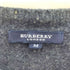 バーバリーロンドン BURBERRY LONDON ホース刺繍 アーガイル柄 ウールクルーネックニット レディース import:M