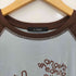 ダブルクローゼット w closet 26ss ANGEL BLUE ナカムラくん落書きラグランTシャツ レディース FREE