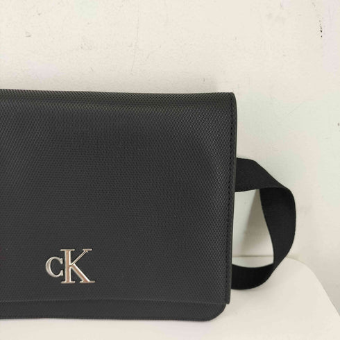 カルバンクライン CALVIN KLEIN CKロゴ レザーウエストポーチ メンズ