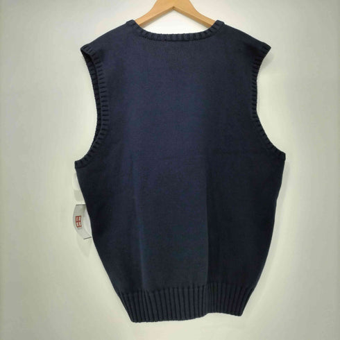 ポロバイラルフローレン Polo by RALPH LAUREN 90s スモールポニー刺繍 コットンニットベスト メンズ 3L