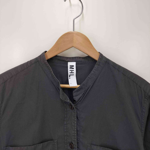 エムエイチエル MHL. GARMENT DYE BASIC 長袖シャツワンピース レディース JPN:1