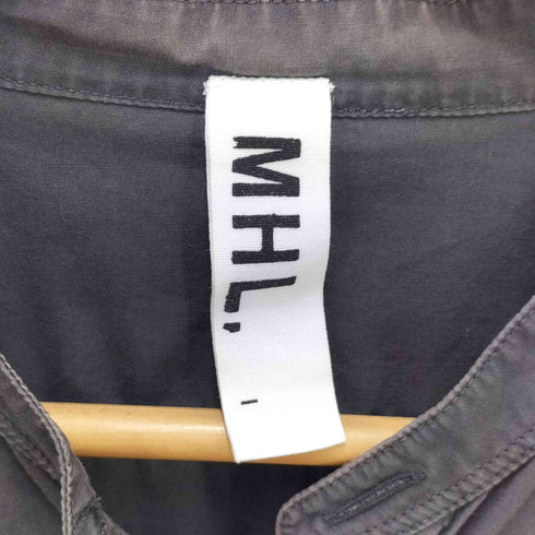 エムエイチエル MHL. GARMENT DYE BASIC 長袖シャツワンピース レディース JPN:1