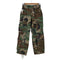 ユーエスアーミー U.S. ARMY 90S HOT WEATHER WOODLAND ウッドランドカモ 迷彩柄 BDU リップストップ カーゴ パンツ 1991年製 レディース X-SMALL X-SHORT