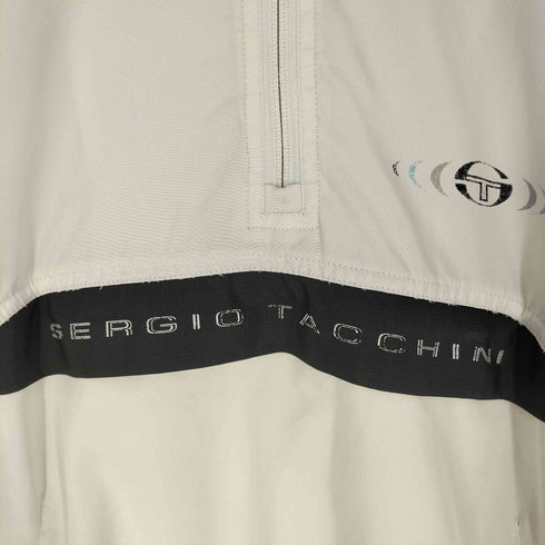 セルジオタッキーニ SERGIO TACCHINI ロゴプリント 裏地メッシュ サイドライン アノラックパーカー メンズ import:S