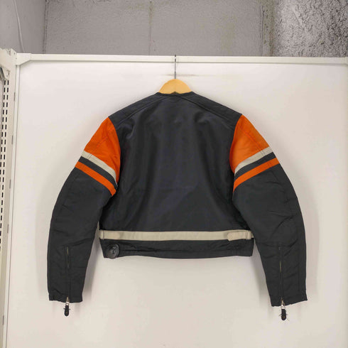 ハーレーダビッドソン HARLEY-DAVIDSON クロップド ナイロン レーシング ジャケット メンズ import:M