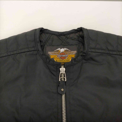 ハーレーダビッドソン HARLEY-DAVIDSON クロップド ナイロン レーシング ジャケット メンズ import:M