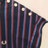 フレッドペリー FRED PERRY ストライプ サイドスリット ロールネック ブラウス レディース 10