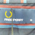 フレッドペリー FRED PERRY ストライプ サイドスリット ロールネック ブラウス レディース 10