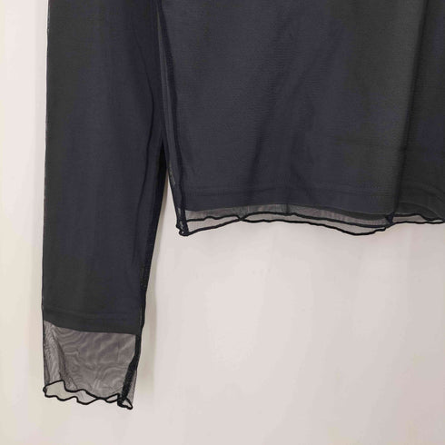 アズールバイマウジー AZUL by moussy チュールレイヤードロングTシャツ レディース FREE