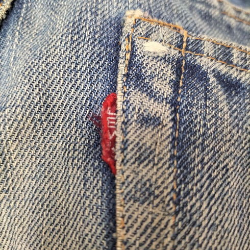 リーバイス Levis 60-70S 505 BIG E 42TALON 並行ステッチ ポケット裏シングル 脇割 不均等V デニムパンツ メンズ