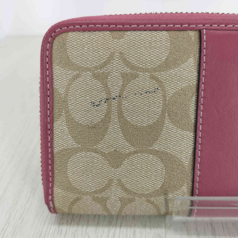 コーチ COACH モノグラム ラウンドジップ ロングウォレット レディース