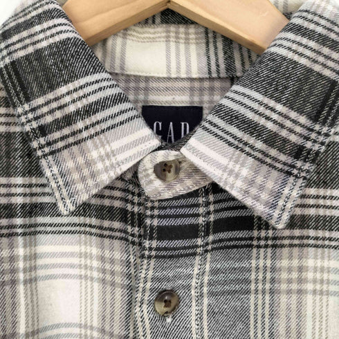 ギャップ Gap オーガニックコットン フランネルシャツ メンズ S