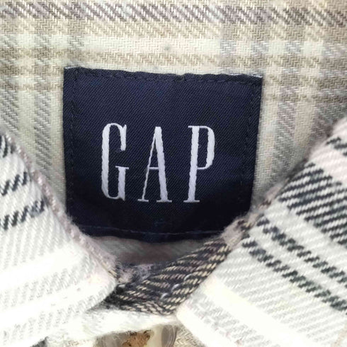 ギャップ Gap オーガニックコットン フランネルシャツ メンズ S