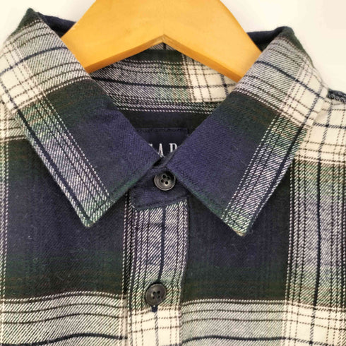 ギャップ Gap オーガニックコットン フランネルシャツ メンズ S