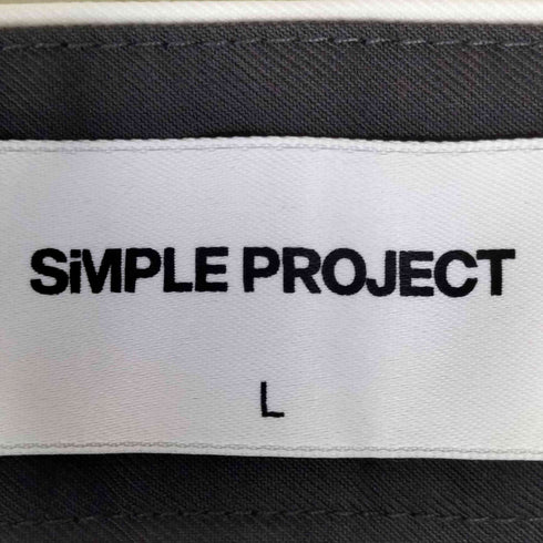 SIMPLE PROJECT REVERSE SEAM WIDE LEG TROUSERS メンズ L