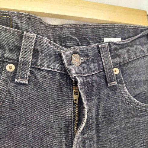 リーバイス Levis 90s USA製 98年製 ボタン裏575 517 BOOT CUT ジップフライブラックデニムパンツ メンズ W33L32