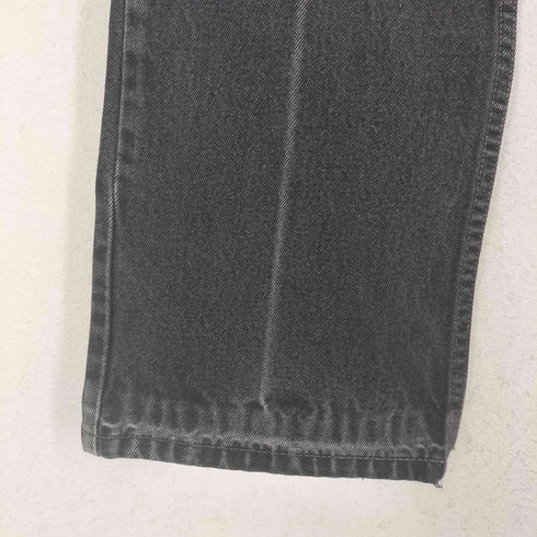 リーバイス Levis 90s USA製 98年製 ボタン裏575 517 BOOT CUT ジップフライブラックデニムパンツ メンズ W33L32