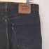 リーバイス Levis 90s USA製 98年製 ボタン裏575 517 BOOT CUT ジップフライブラックデニムパンツ メンズ W33L32