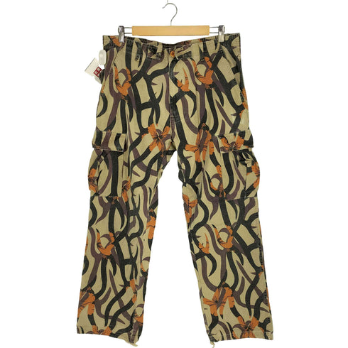 ステューシー Stussy 00S GEARタグ Flower Tribal Camo Cargo Pants フラワー トライバルカモ リップストップ カーゴ パンツ メンズ 34