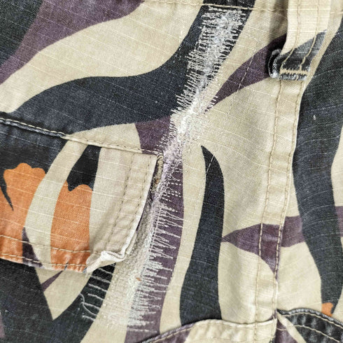 ステューシー Stussy 00S GEARタグ Flower Tribal Camo Cargo Pants フラワー トライバルカモ リップストップ カーゴ パンツ メンズ 34