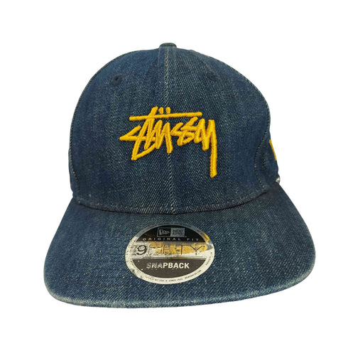 ステューシー Stussy 9FIFTY ロゴ刺繍 デニムベースボールキャップ メンズ