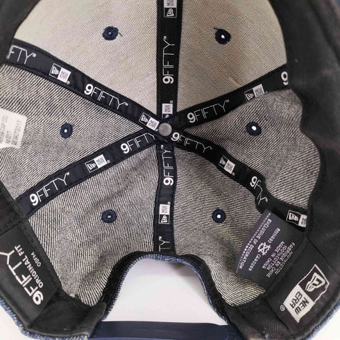 ステューシー Stussy 9FIFTY ロゴ刺繍 デニムベースボールキャップ メンズ