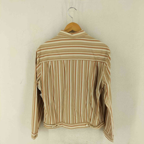 ディストリクトユナイテッドアローズ District UNITED ARROWS ストライプ トラッカー シャツジャケット メンズ 46