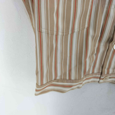 ディストリクトユナイテッドアローズ District UNITED ARROWS ストライプ トラッカー シャツジャケット メンズ 46