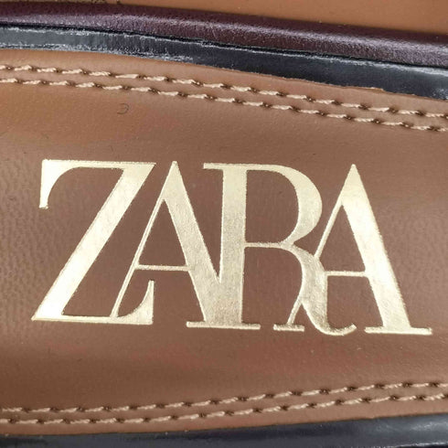 ザラ ZARA フリンジ タッセル ローファー レディース EUR:39