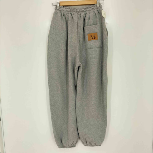 MUCENT 25ss LASH METAL LOGO JOGGER SWEAT WIDE PANTS UNISEX レディース S