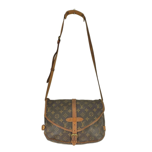 ルイヴィトン LOUIS VUITTON モノグラム ソミュール30 ショルダーバッグ MB0073 レディース