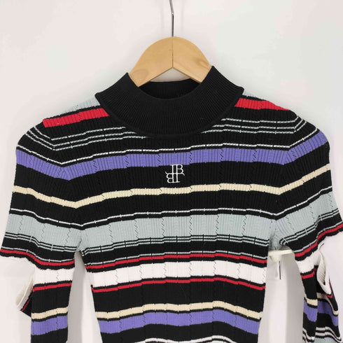 リリーブラウン Lily Brown 23AW アームスリットニットミニワンピース レディース ONE SIZE