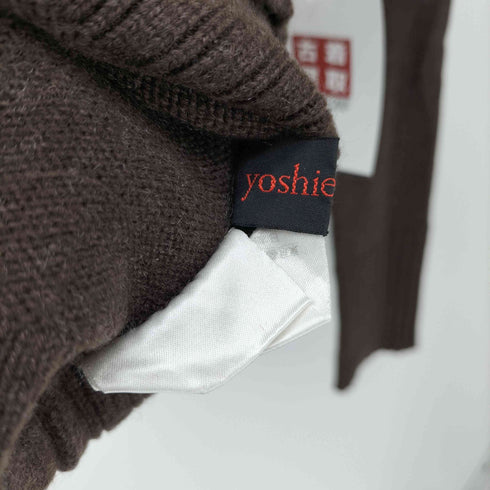 ヨシエイナバ YOSHIE INABA カシミア100% タートルネックニット レディース JPN:9号