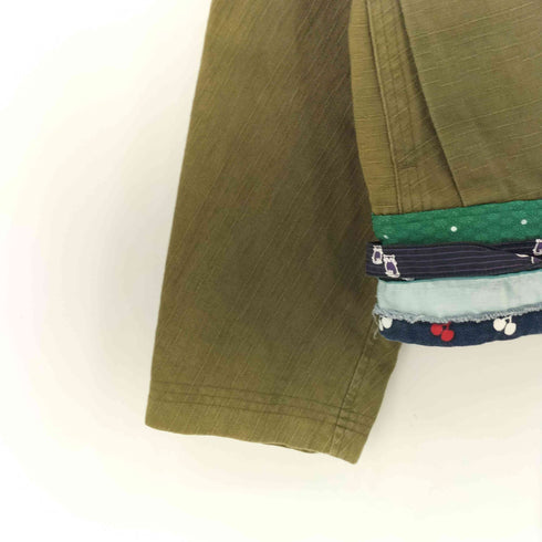 アンダーカバー UNDERCOVER 03AW PAPER DOLL期 オリーブグリーン カスタム クロップド ジャケット メンズ S