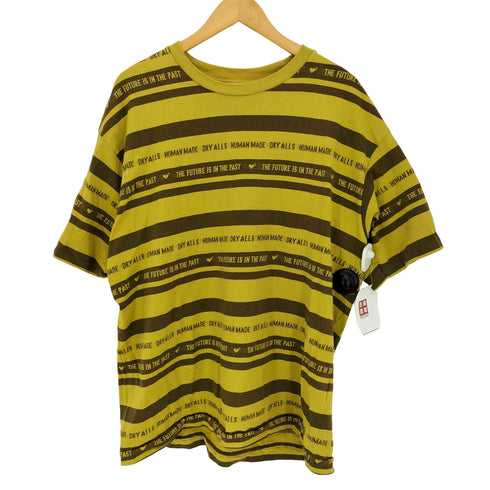 ヒューマンメイド HUMAN MADE 25ss Striped T-Shirt Yellow メンズ JPN:XL